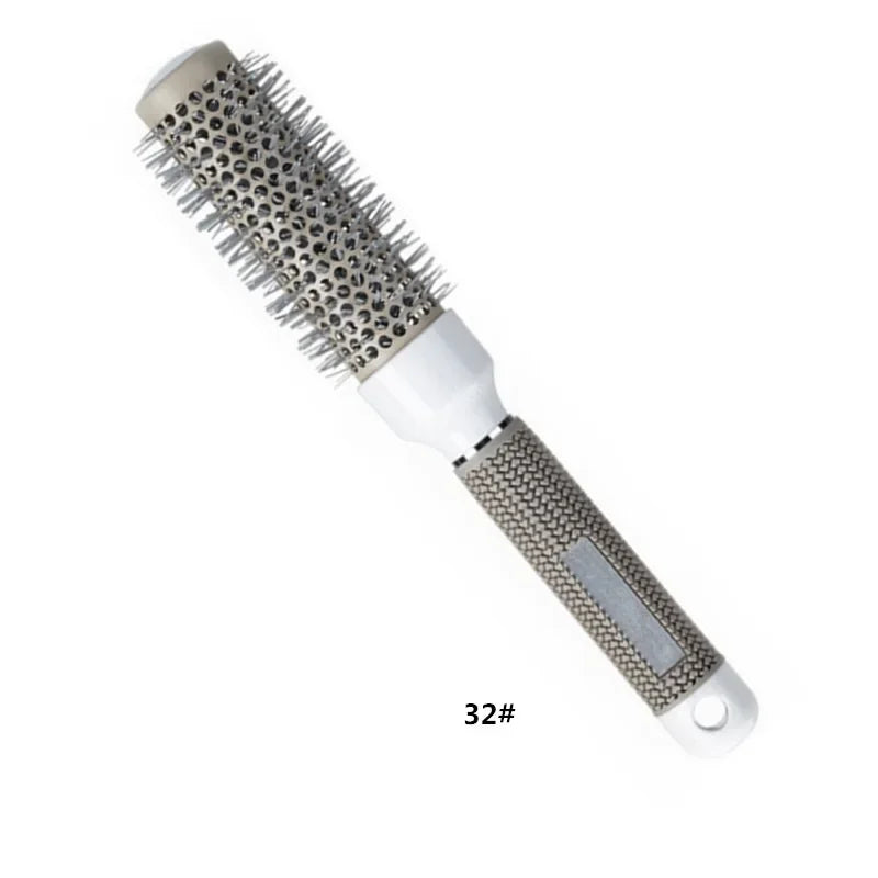 6 Size Hair Brush Nano Hairbrush Thermal round Barrel Comb Hairdressing Hair Salon Styling Drying Curling Blow Dry Hair Brush