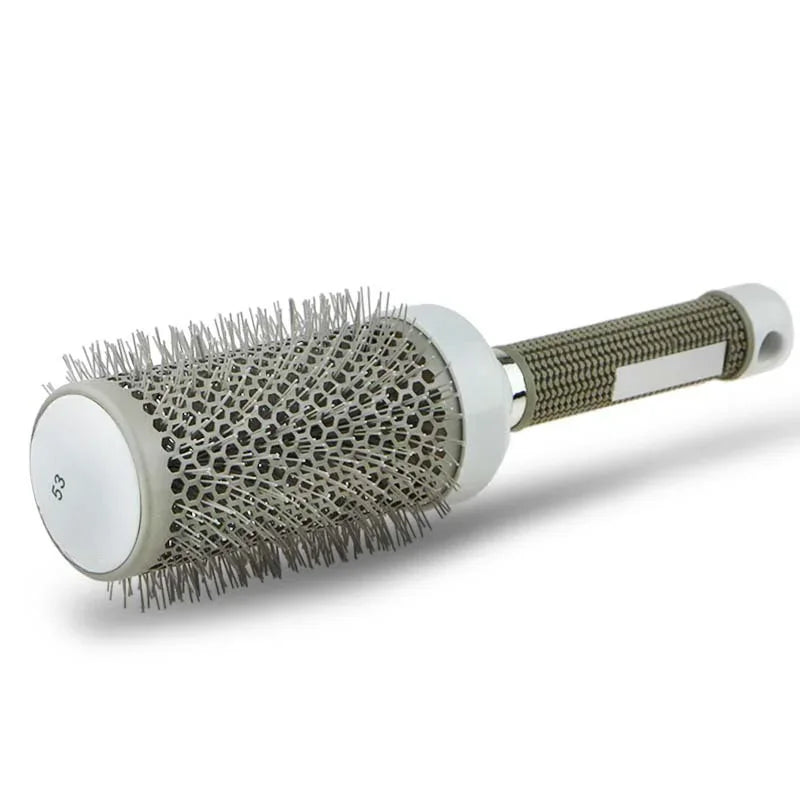6 Size Hair Brush Nano Hairbrush Thermal round Barrel Comb Hairdressing Hair Salon Styling Drying Curling Blow Dry Hair Brush