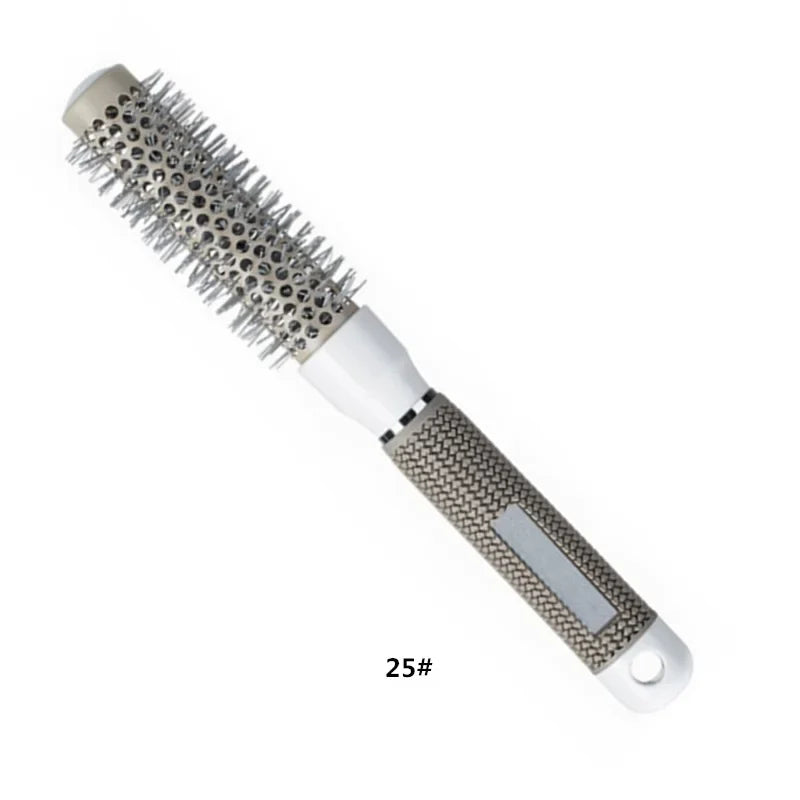 6 Size Hair Brush Nano Hairbrush Thermal round Barrel Comb Hairdressing Hair Salon Styling Drying Curling Blow Dry Hair Brush