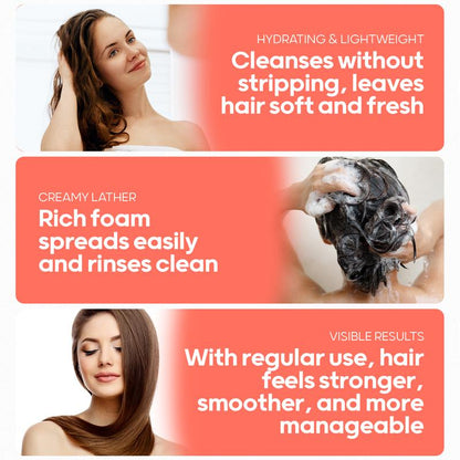 Batana Oil Shampoo & Conditioner – Cleanses Scalp, Boosts Hair Growth & Strengthens Roots – with Rosemary, Biotin & Jojoba – 12 Fl Oz Duo by Panda’S Promise