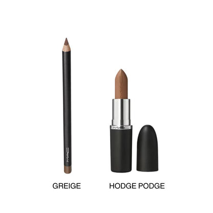 MAC Nude Icons Lip Duo - Lip Pencil + M·A·Cximal Sleek Satin Lipstick