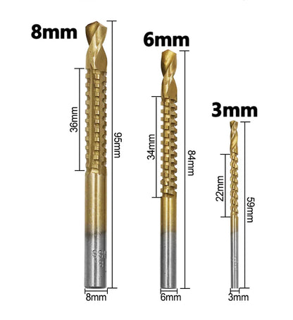 Titanium Woodworking Drill Set (6-Piece)