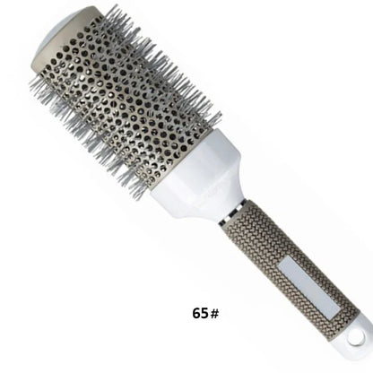 6 Size Hair Brush Nano Hairbrush Thermal round Barrel Comb Hairdressing Hair Salon Styling Drying Curling Blow Dry Hair Brush